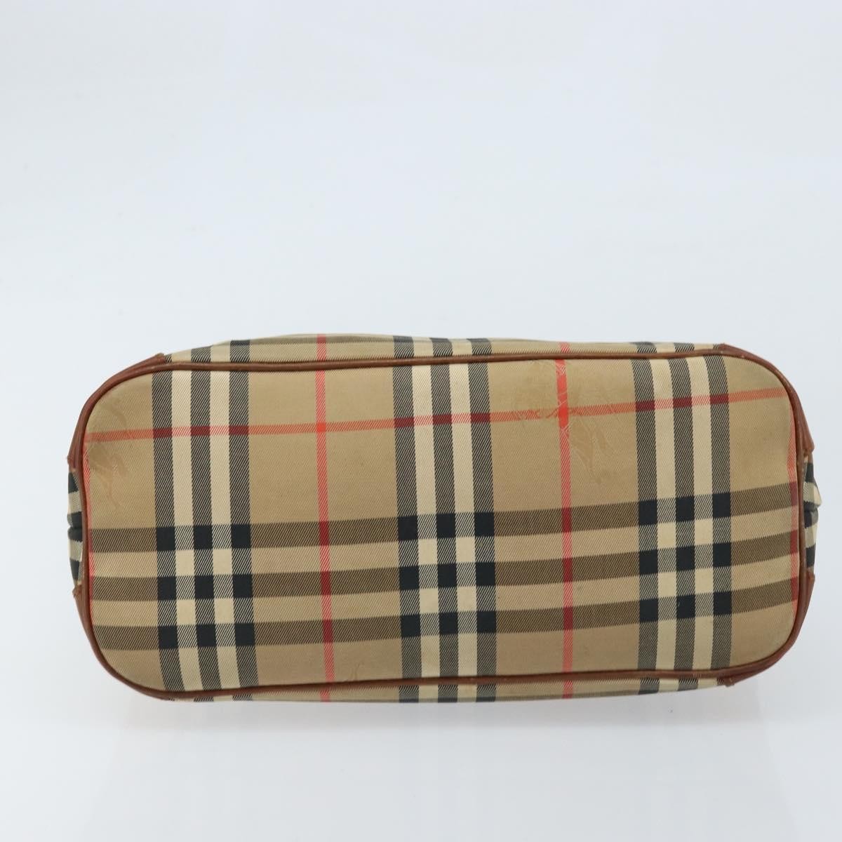 Burberry Nova check Shoulder bag Canvas and Leather, BEIGE, CANVAS, Shoulder bag