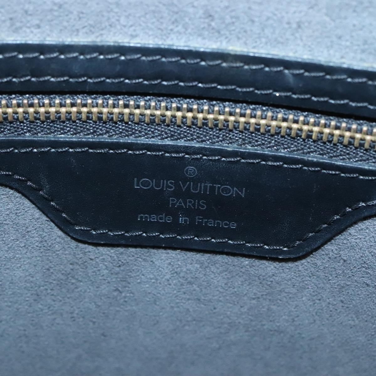 Louis Vuitton Saint Jacques Handbag Epi Leather, BLACK, LEATHER, Shoulder bag
