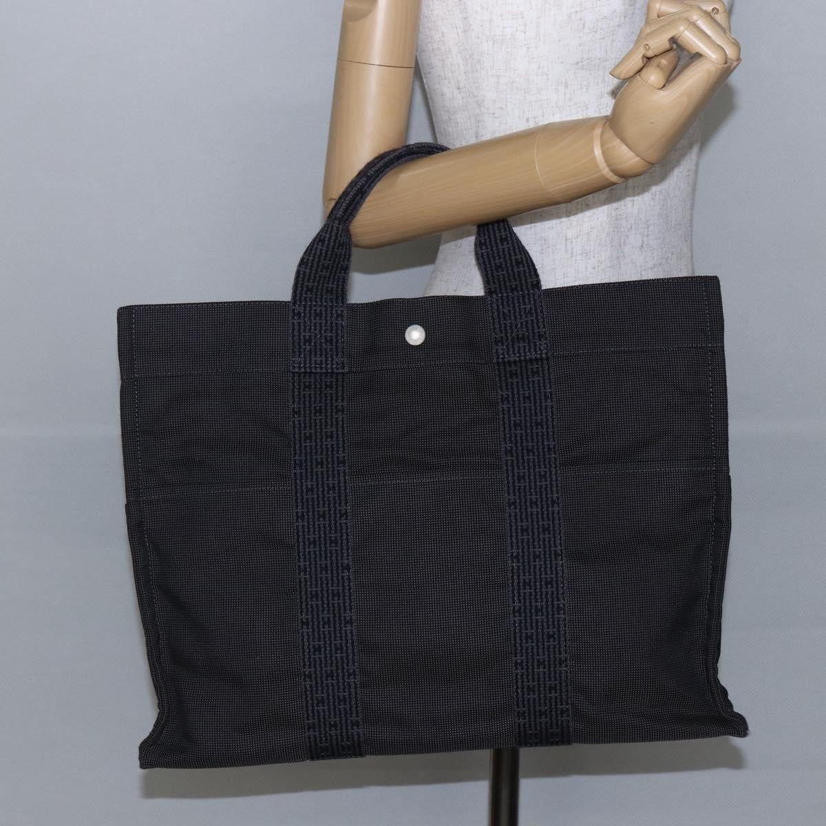 Hermes Fourre-tout Herline Fourre-tout Herline, GRAY, CANVAS, Tote bag