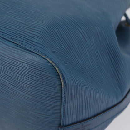 Louis Vuitton Petit Noe Handbag Epi Leather, Blue, Leather, Shoulder Bag