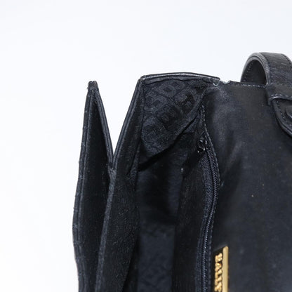 Bally Vintage Handbag Quilted Leather, BLACK, LEATHER, Handbag