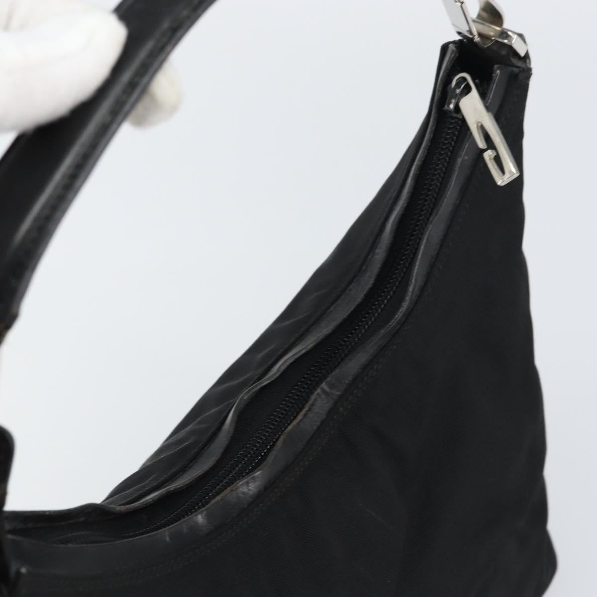 Gucci Zip Hobo Nylon, Black, Nylon, Handbag