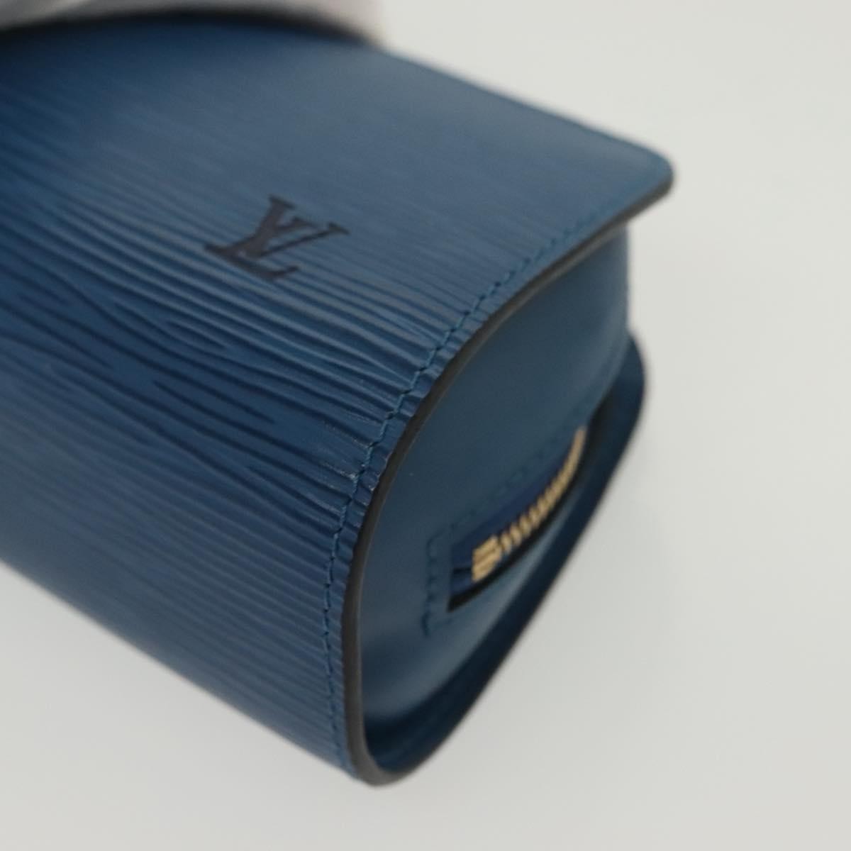 Louis Vuitton Zip Organizer Wallet Epi Leather, BLUE, EPI_LEATHER, Wallets