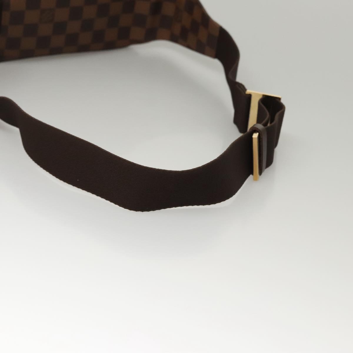 Louis Vuitton Geronimos Waist Bag Damier, BROWN, CANVAS, Travel bag