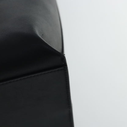 Saint Laurent Shopper Tote Leather, BLACK, LEATHER, Tote bag