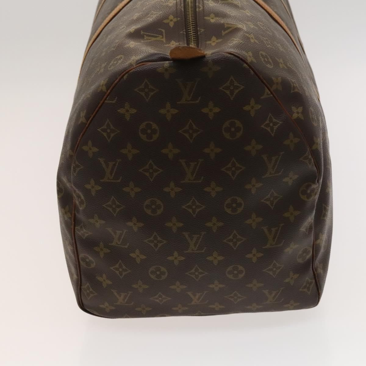 Louis Vuitton Keepall Bag Monogram Canvas, BROWN, CANVAS, Travel bag