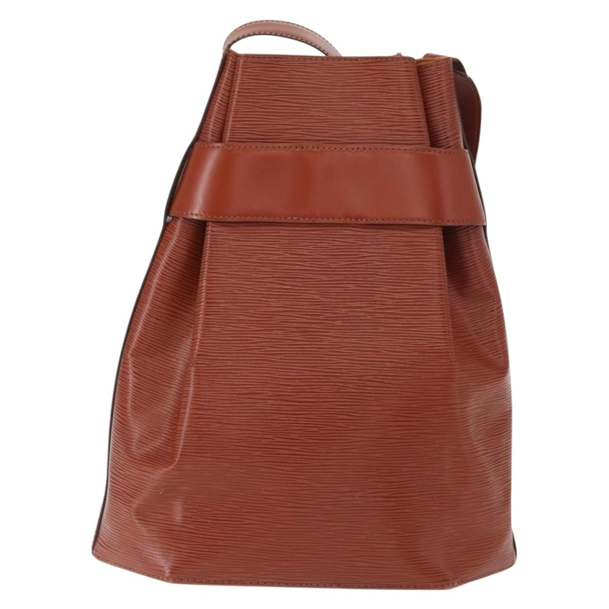 Louis Vuitton Vintage Sac d'Epaule Handbag Epi Leather, BROWN, LEATHER, Shoulder bag