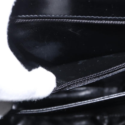Salvatore Ferragamo Gancini Shoulder Bag Leather, BLACK, LEATHER, Shoulder bag