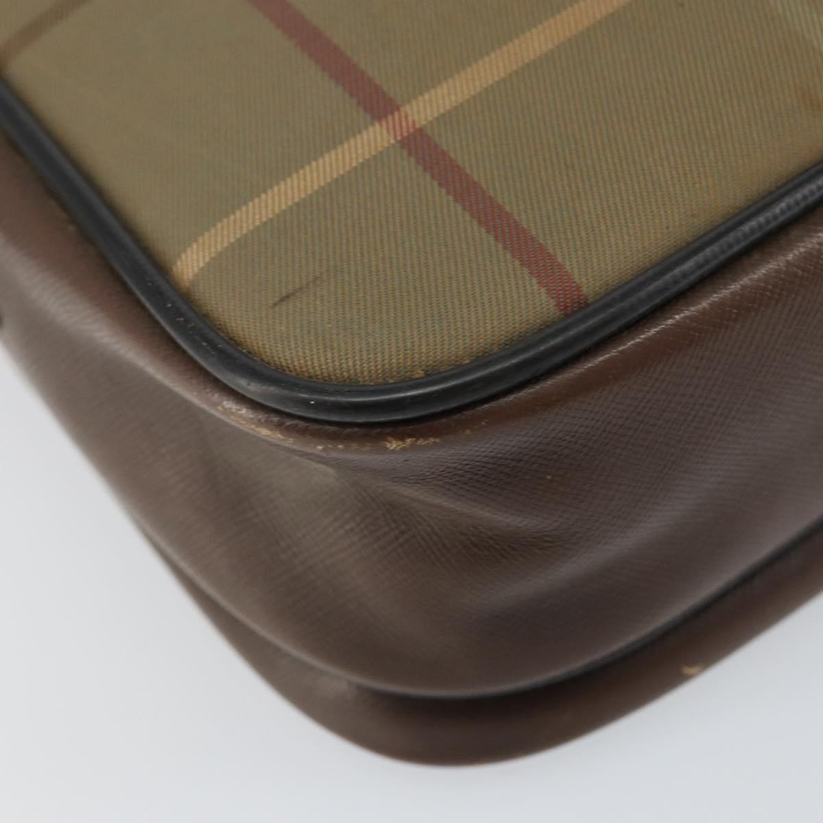 Burberry Nova check Shoulder bag Canvas, BEIGE, CANVAS, Shoulder bag