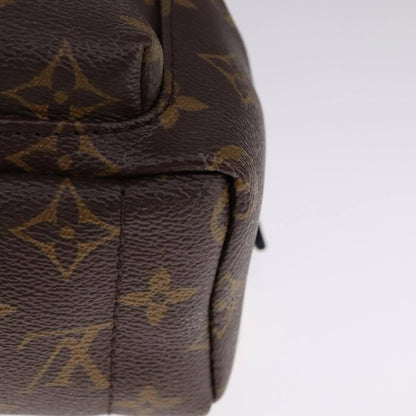 Louis Vuitton Palm Springs Backpack Monogram Canvas, BROWN, CANVAS, Backpack