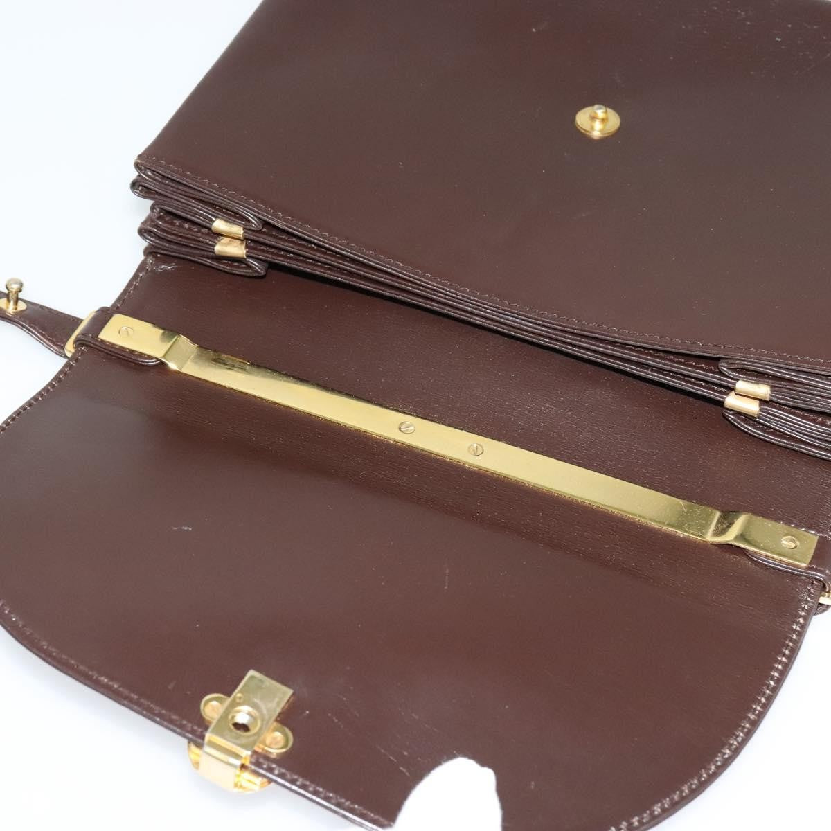 Bally Vintage Shoulder Bag Leather, BROWN, LEATHER, Shoulder bag