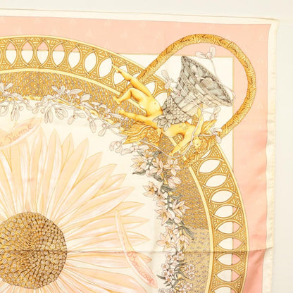 Hermes Carré 90 Silk multicolor, PINK, SILK, Scarve & shawl