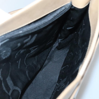 Salvatore Ferragamo Gancini Shoulder Bag Patent Leather, BEIGE, PATENT_LEATHER, Shoulder bag