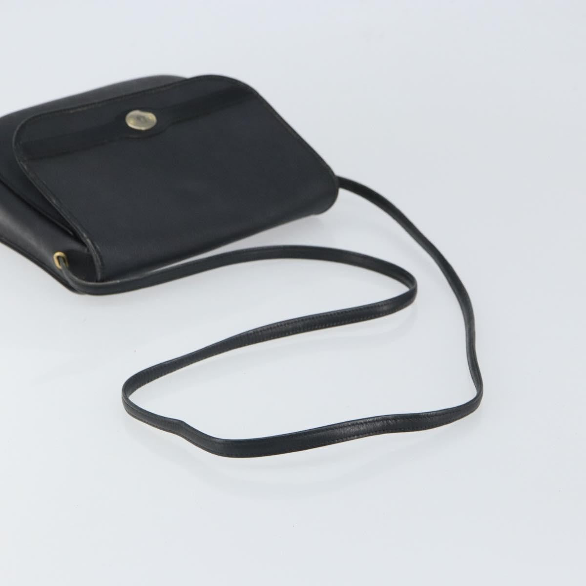 Christian Dior Vintage Honeycomb Shoulder Bag Canvas and Leather, BLACK, CANVAS, Shoulder bag