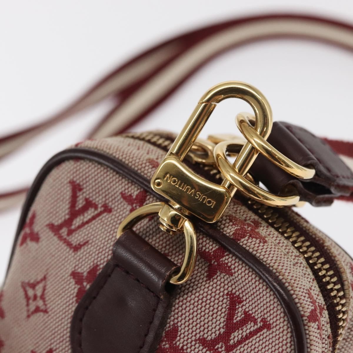 Louis Vuitton Camera Bag Mini Lin, RED, CANVAS, Clutche & pouche