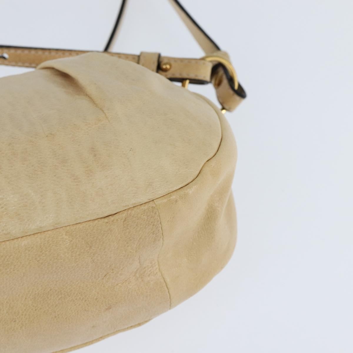 Chloe Vintage Shoulder Bag Leather, BEIGE, LEATHER, Shoulder bag
