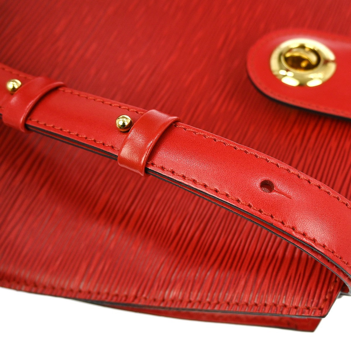 Louis Vuitton Cluny Shoulder Bag Epi Leather, Red, Leather, Shoulder Bag