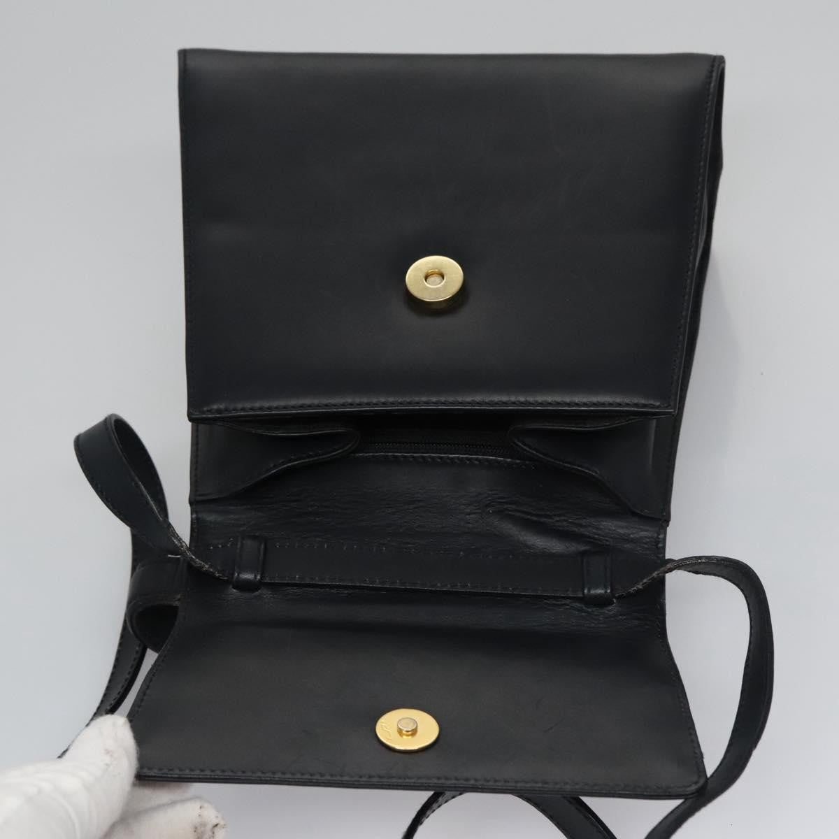 Salvatore Ferragamo Vintage Vara Bow Top Handle Bag Leather, NAVY, LEATHER, Handbag