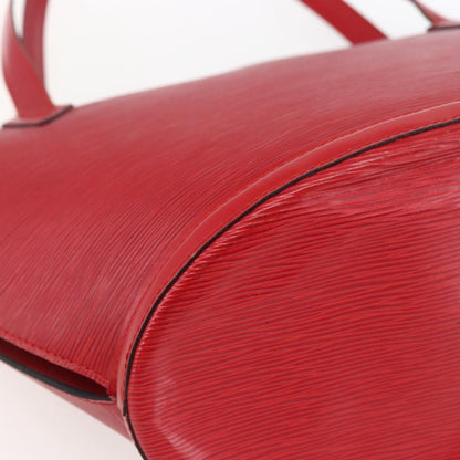 Louis Vuitton Saint Jacques Handbag Epi Leather, RED, LEATHER, Shoulder bag