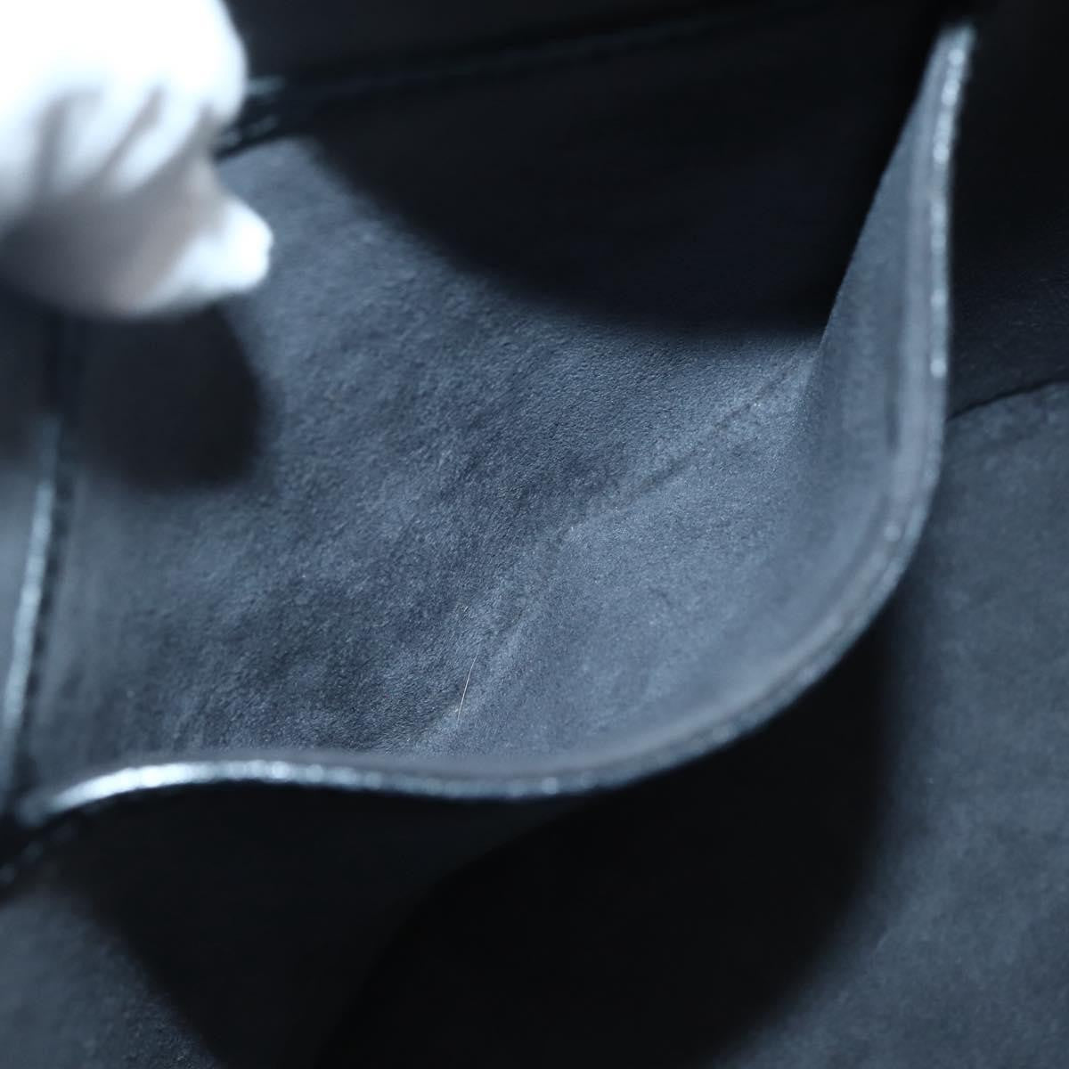 Louis Vuitton Saint Jacques Handbag Epi Leather, BLACK, LEATHER, Handbag