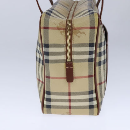 Burberry Regent Tote Haymarket Coated Canvas, BEIGE, PVC, Handbag