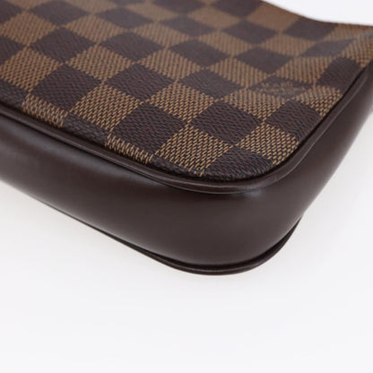Louis Vuitton Navona Pochette Accessoires Damier, BROWN, CANVAS, Clutche & pouche