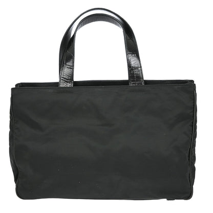 Prada Vintage Handbag Tessuto, BLACK, NYLON, Handbag