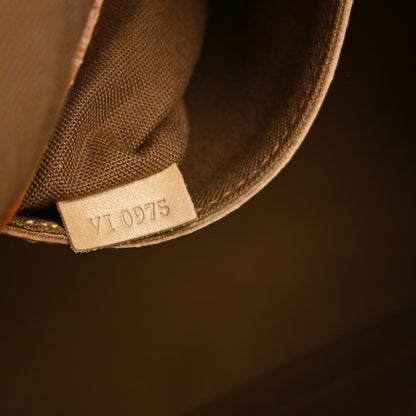 Louis Vuitton Alma Handbag Monogram Canvas, BROWN, CANVAS, Handbag