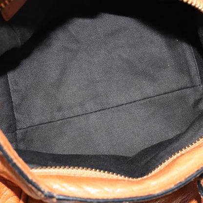 Chloe Ethel Handbag Leather, BROWN, LEATHER, Handbag