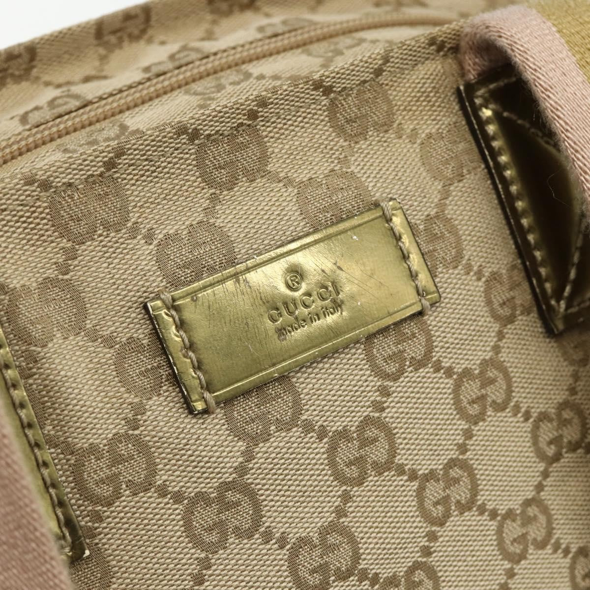 Gucci Web Zip Tote GG Canvas, Beige, Canvas, Tote Bag