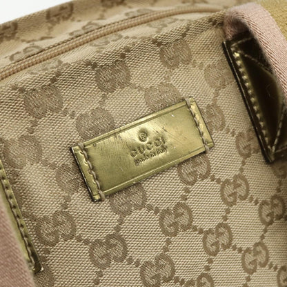 Gucci Web Zip Tote GG Canvas, Beige, Canvas, Tote Bag