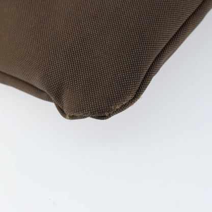 Prada Logo Flat Messenger Canvas, BROWN, CANVAS, Shoulder bag