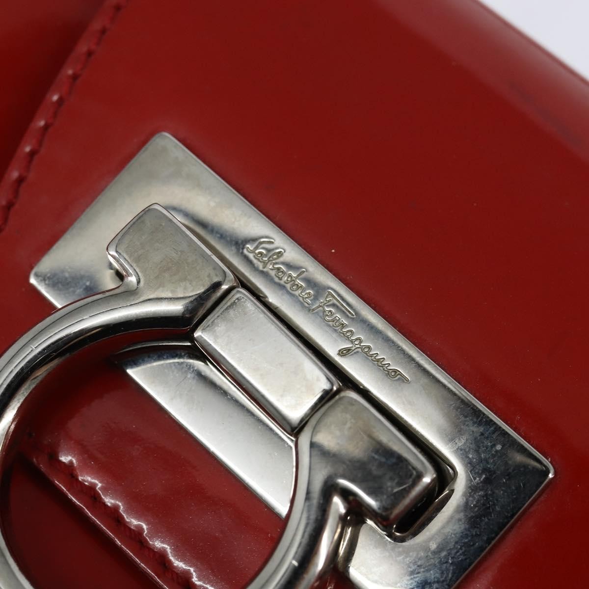 Salvatore Ferragamo Marisa Crossbody Patent leather, RED, PATENT_LEATHER, Handbag