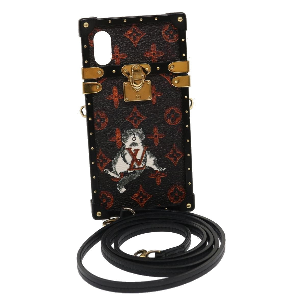Louis Vuitton Phone case Canvas, BLACK, CANVAS, Tech accessory