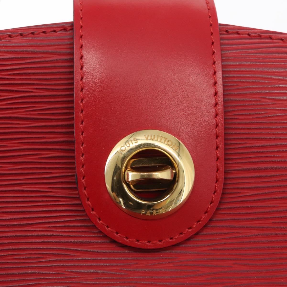 Louis Vuitton Cluny Shoulder Bag Epi Leather, RED, LEATHER, Shoulder bag