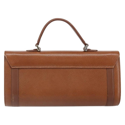 Burberry Vintage Handbag Leather, BROWN, LEATHER, Handbag