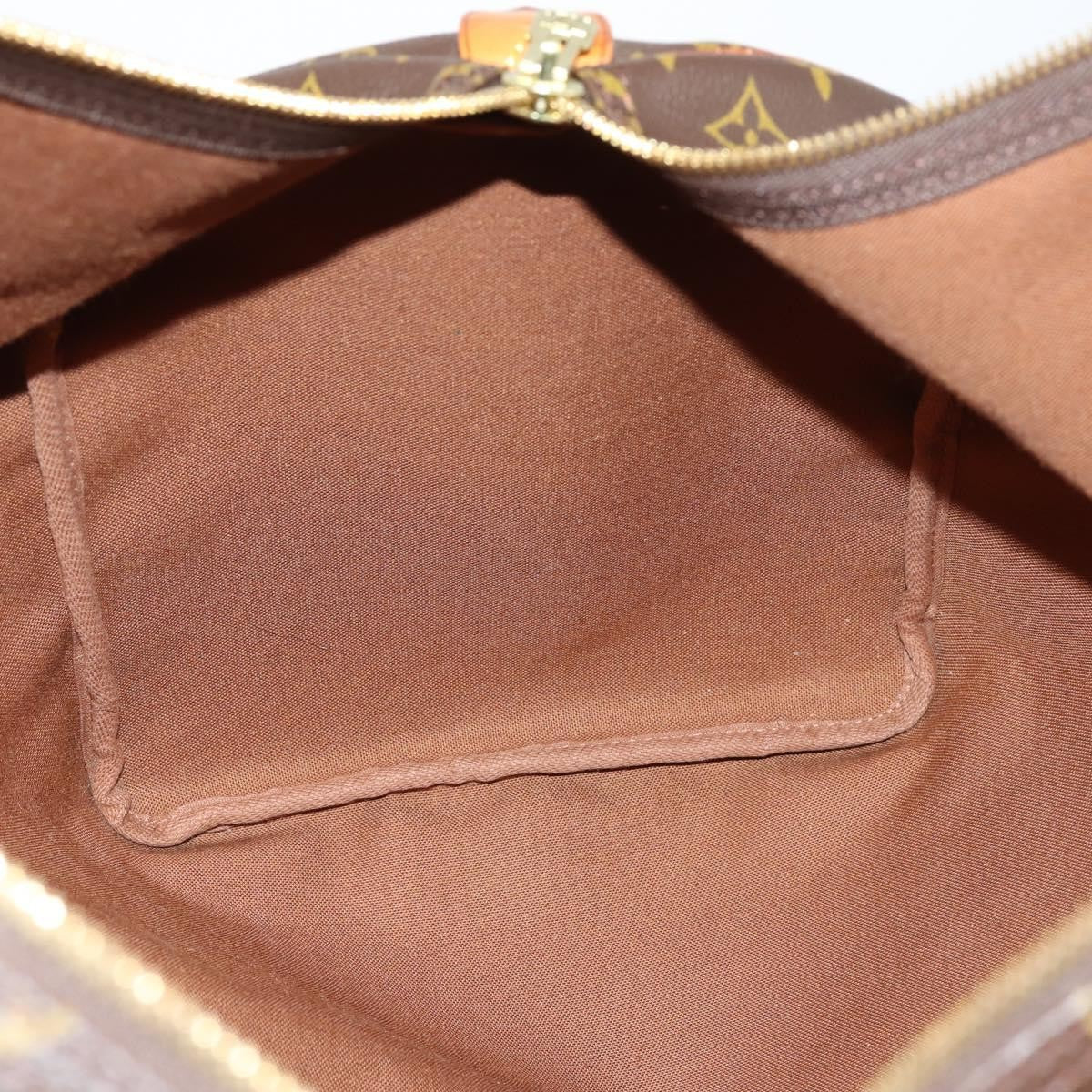 Louis Vuitton Keepall Bag Monogram Canvas, BROWN, CANVAS, Travel bag
