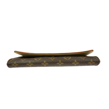 Louis Vuitton Twin Handbag Monogram Canvas, BROWN, CANVAS, Clutche & pouche