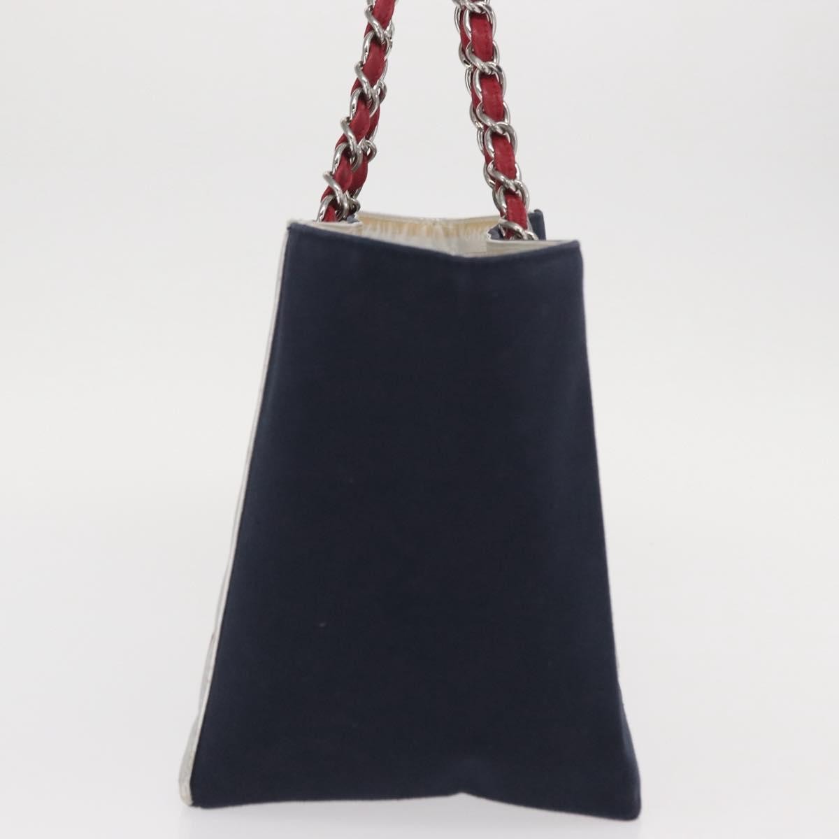 Chanel No.5 Tote Canvas and Leather, NAVY, CANVAS, Tote bag