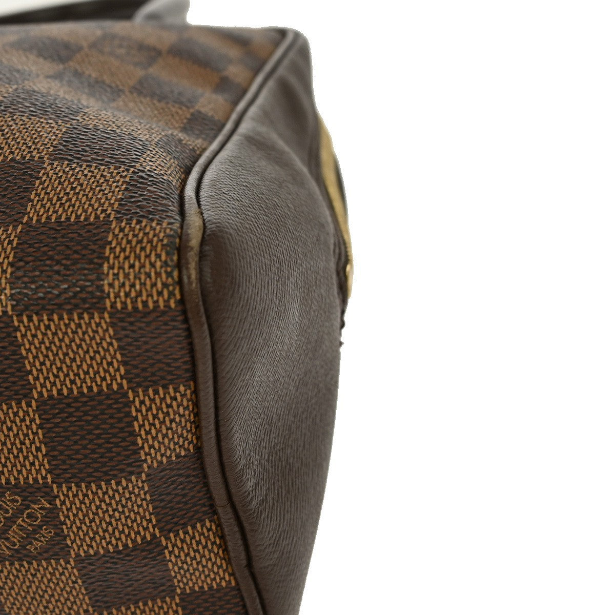 Louis Vuitton Brera Handbag Damier, BROWN, CANVAS, Handbag