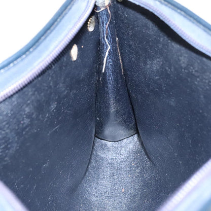 Christian Dior Vintage Trotter Shoulder Bag Canvas, NAVY, CANVAS, Shoulder bag