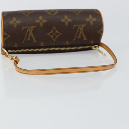 Louis Vuitton Papillon Pochette Monogram Canvas, BROWN, CANVAS, Handbag