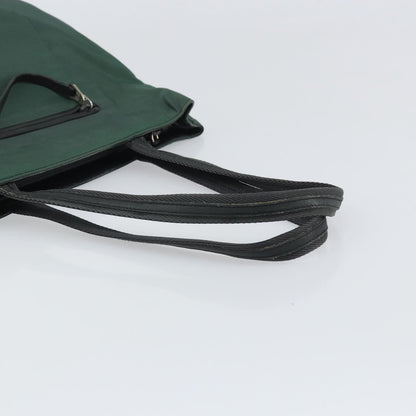 Prada Vintage Zip Tote Tessuto, GREEN, NYLON, Tote bag
