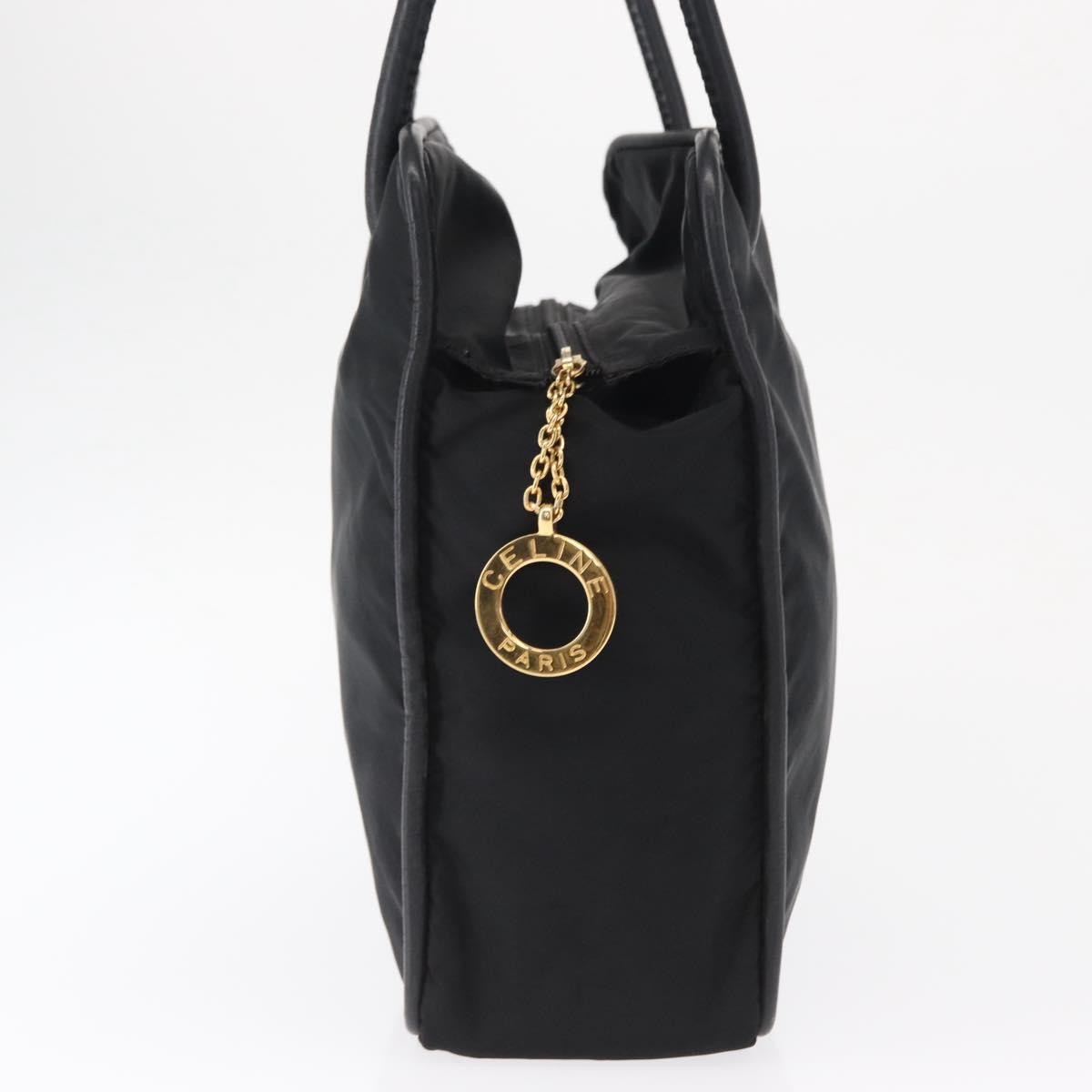 Celine Vintage Shoulder Bag Nylon, BLACK, NYLON, Shoulder bag