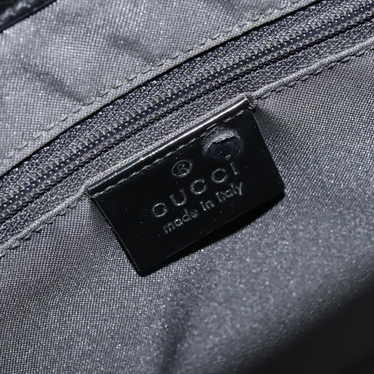 Gucci Vintage Bamboo Handle Bag Patent leather, BLACK, PATENT_LEATHER, Handbag