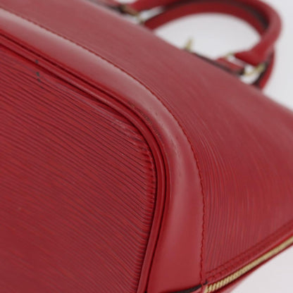Louis Vuitton Alma Handbag Epi Leather, Red, Leather, Handbag