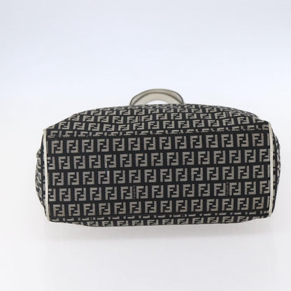 Fendi Zucca Tote bag Canvas, BLACK, CANVAS, Tote bag