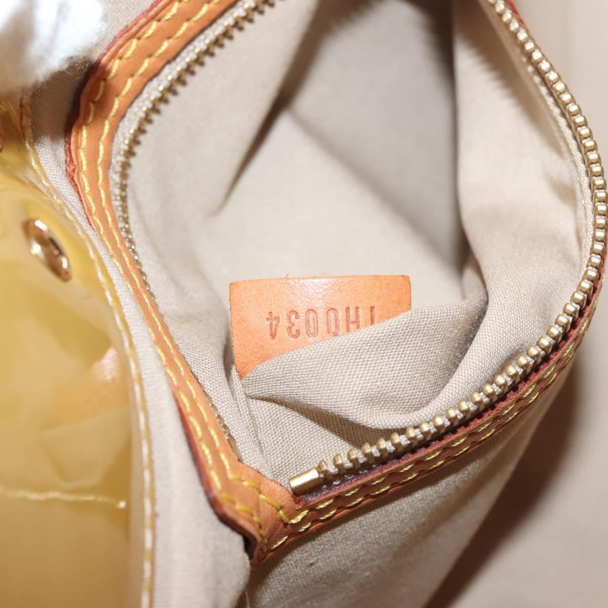 Louis Vuitton Reade Handbag Monogram Vernis, BEIGE, PATENT_LEATHER, Handbag