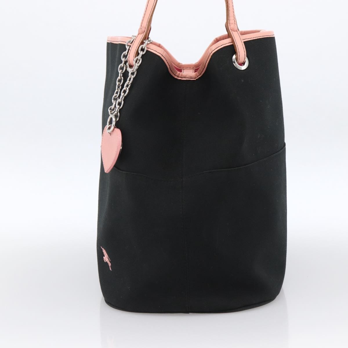 Burberry Blue Label Tote Bag Canvas, BLACK, CANVAS, Tote bag