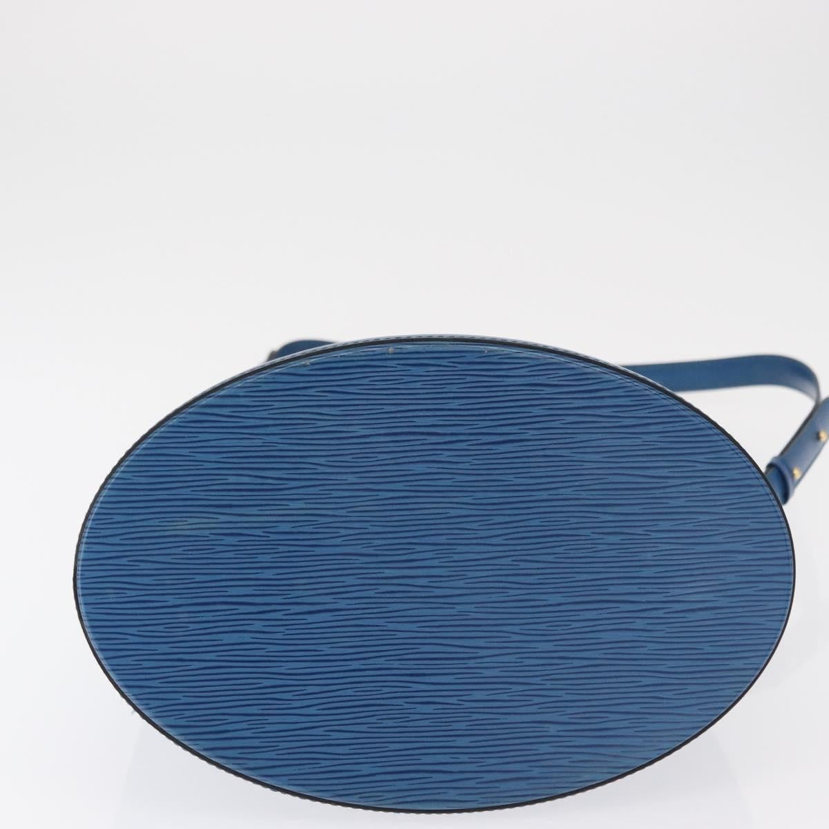 Louis Vuitton Cluny Shoulder Bag Epi Leather, BLUE, LEATHER, Shoulder bag